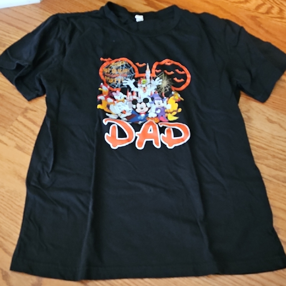 Disney Black Halloween DAD Not So Scary Halloween Party T-Shirt